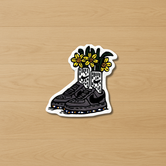 Flowers in Sneaker