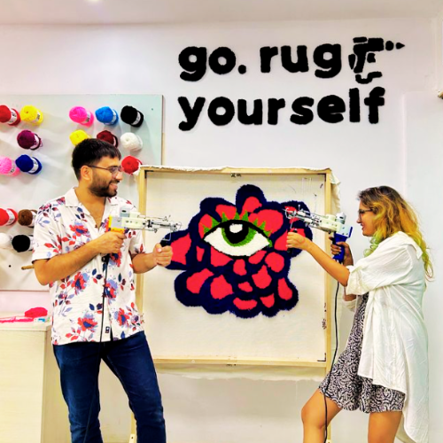 Make Your Own Rug Workshop Go Rug Yourself Make your own rug workshop go rug yourself